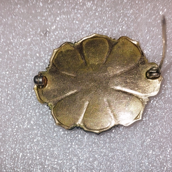 Fraganard Porcelain Vintage Courting Couple Brooch - Picture 6 of 15